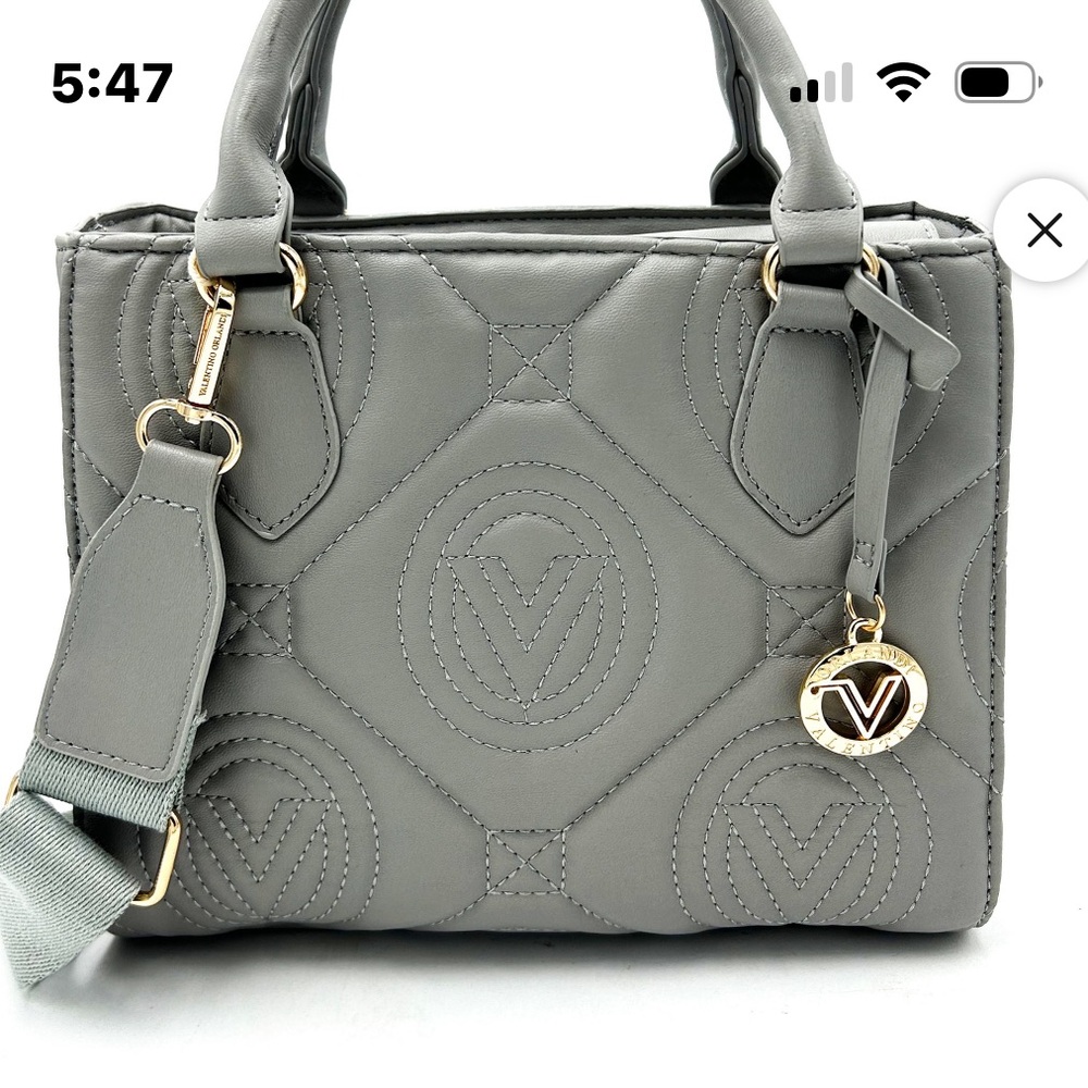 Valentino Orlandi Gray Handbag